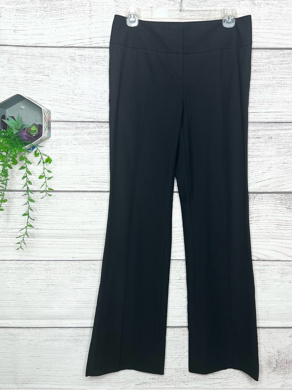 The Limited Black Cassidy Fit Wide-Leg Trouser Pants Size 2 Mid Rise Inseam 32